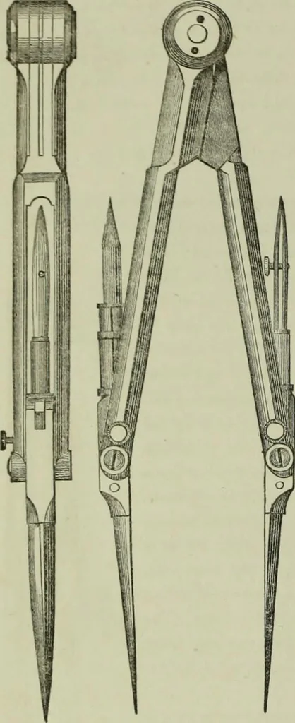An illustration from The practical draughtsman's book of industrial design and machinist's and engineer's companion : forming a complete course of mechanical, engineering and architectural drawing, 1866, leaf 199
