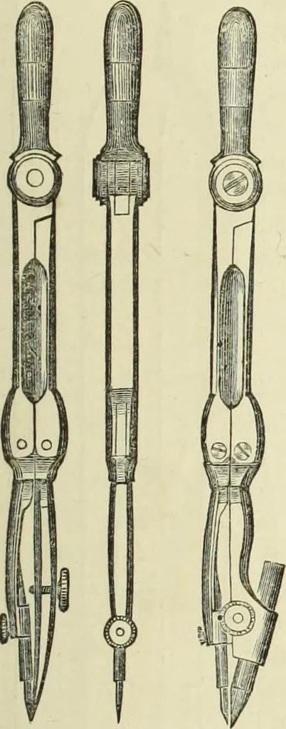 An illustration from The practical draughtsman's book of industrial design and machinist's and engineer's companion : forming a complete course of mechanical, engineering and architectural drawing, 1866, leaf 200