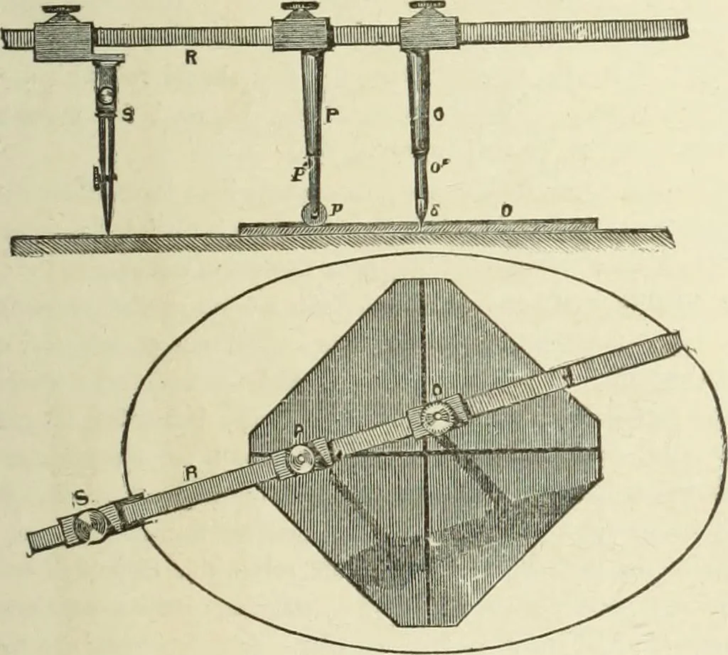 An illustration from The practical draughtsman's book of industrial design and machinist's and engineer's companion : forming a complete course of mechanical, engineering and architectural drawing, 1866, leaf 202