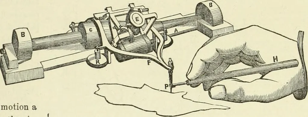 An illustration from The practical draughtsman's book of industrial design and machinist's and engineer's companion : forming a complete course of mechanical, engineering and architectural drawing, 1866, leaf 204