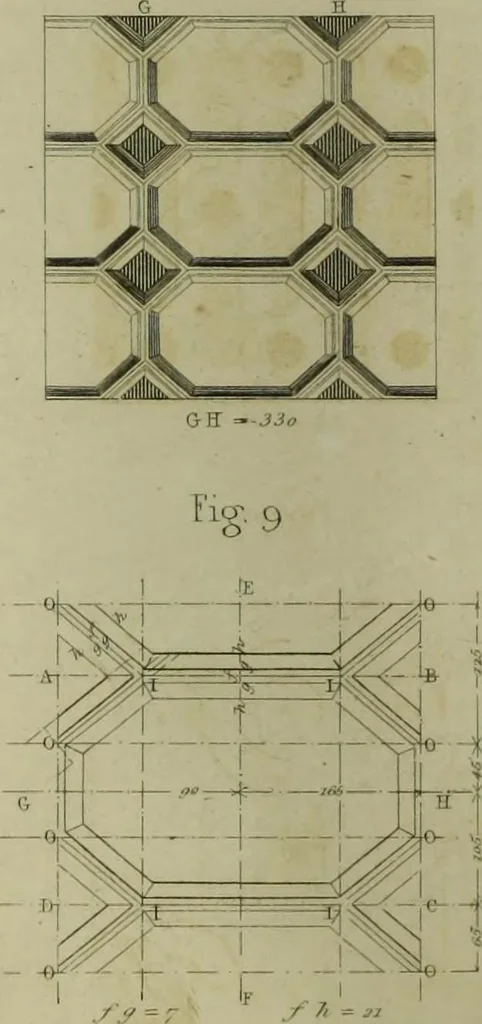 An illustration from The practical draughtsman's book of industrial design and machinist's and engineer's companion : forming a complete course of mechanical, engineering and architectural drawing, 1866, leaf 213