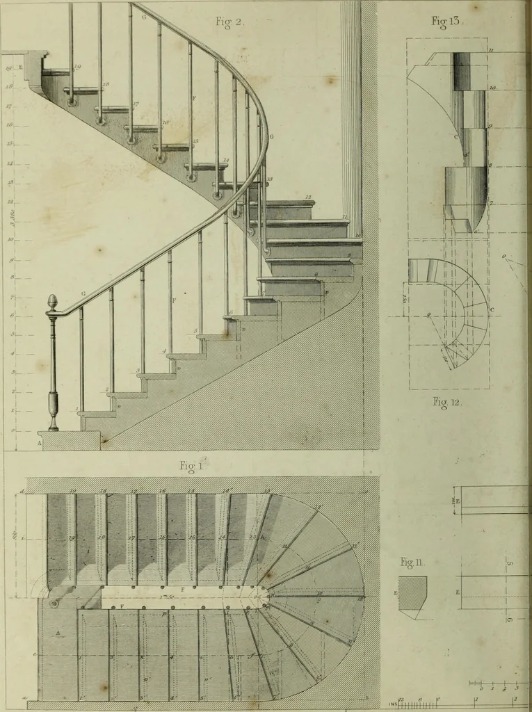 An illustration from The practical draughtsman's book of industrial design and machinist's and engineer's companion : forming a complete course of mechanical, engineering and architectural drawing, 1866, leaf 269