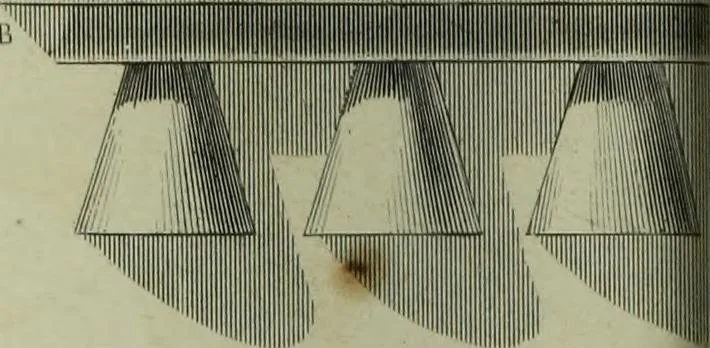 An illustration from The practical draughtsman's book of industrial design and machinist's and engineer's companion : forming a complete course of mechanical, engineering and architectural drawing, 1866, leaf 317