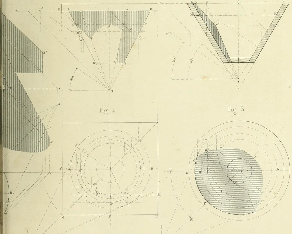 An illustration from The practical draughtsman's book of industrial design and machinist's and engineer's companion : forming a complete course of mechanical, engineering and architectural drawing, 1866, leaf 318