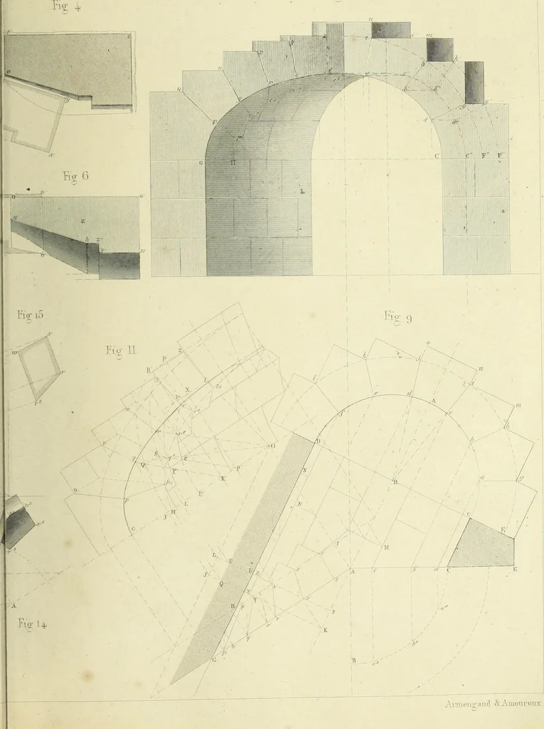 An illustration from The practical draughtsman's book of industrial design and machinist's and engineer's companion : forming a complete course of mechanical, engineering and architectural drawing, 1866, leaf 342