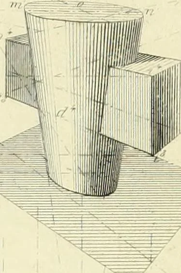 An illustration from The practical draughtsman's book of industrial design and machinist's and engineer's companion : forming a complete course of mechanical, engineering and architectural drawing, 1866, leaf 378