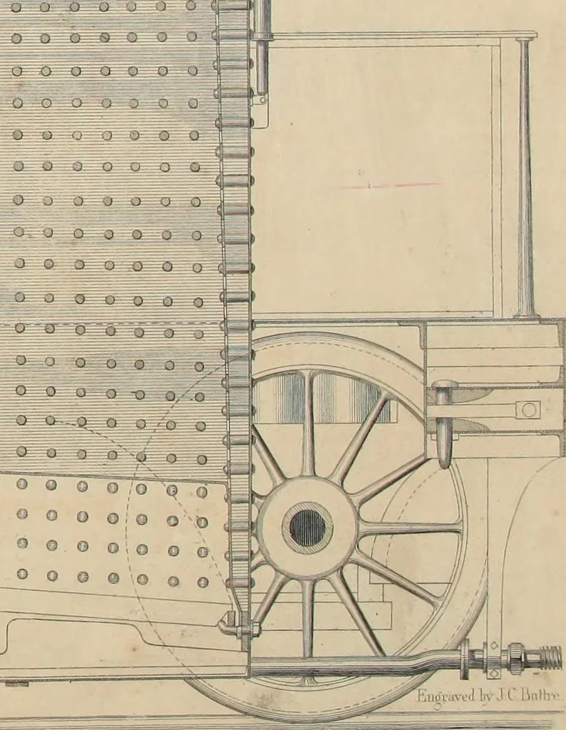 An illustration from The practical draughtsman's book of industrial design and machinist's and engineer's companion : forming a complete course of mechanical, engineering and architectural drawing, 1866, leaf 394