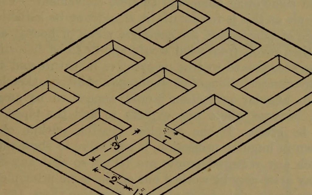 An illustration from Practical draughtsmen's work, with numerous engravings and diagrams, 1903, leaf 100