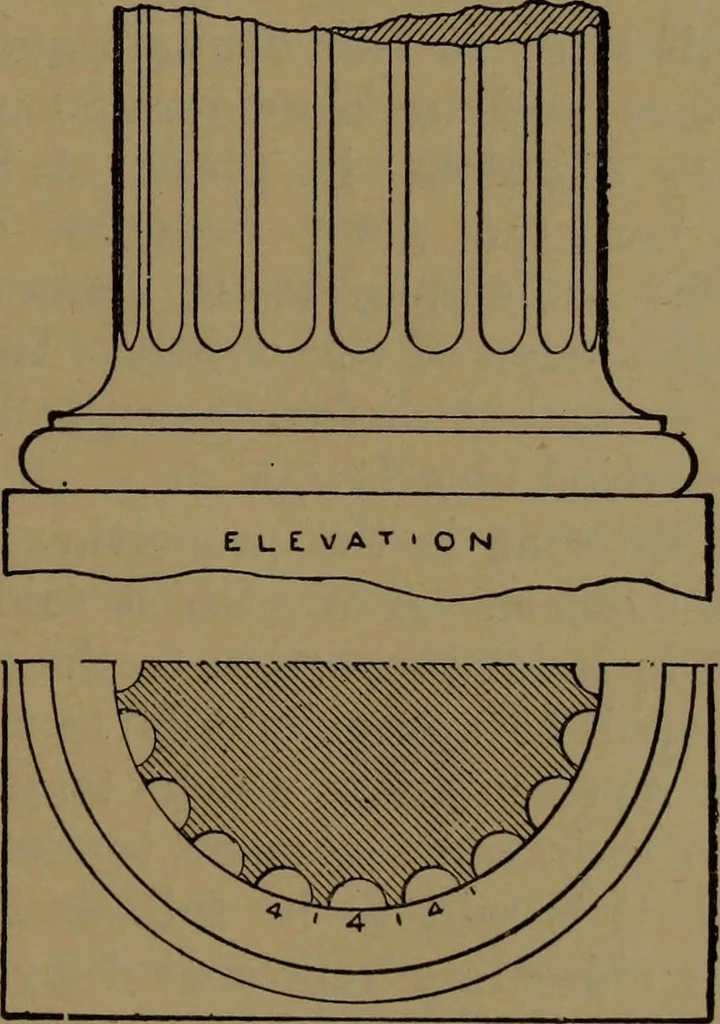 An illustration from Practical draughtsmen's work, with numerous engravings and diagrams, 1903, leaf 116