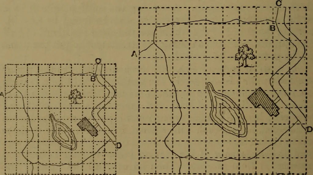 An illustration from Practical draughtsmen's work, with numerous engravings and diagrams, 1903, leaf 153