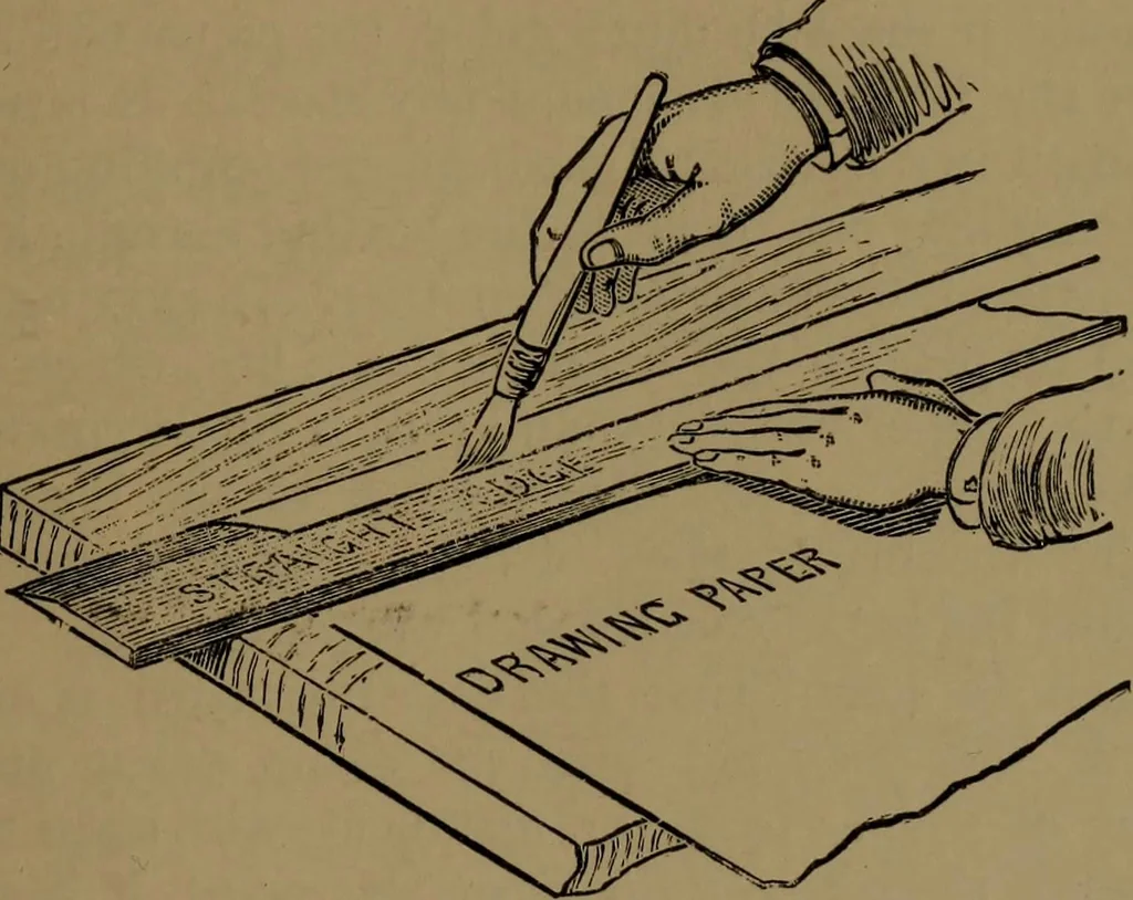 An illustration from Practical draughtsmen's work, with numerous engravings and diagrams, 1903, leaf 20