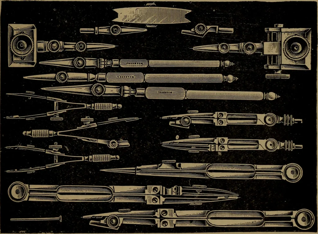 An illustration from Practical draughtsmen's work, with numerous engravings and diagrams, 1903, leaf 26