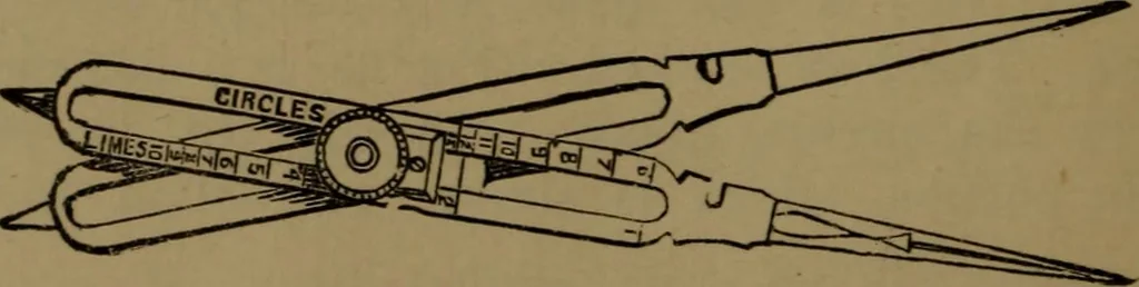 An illustration from Practical draughtsmen's work, with numerous engravings and diagrams, 1903, leaf 33