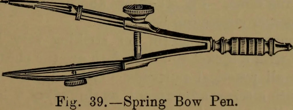 An illustration from Practical draughtsmen's work, with numerous engravings and diagrams, 1903, leaf 34