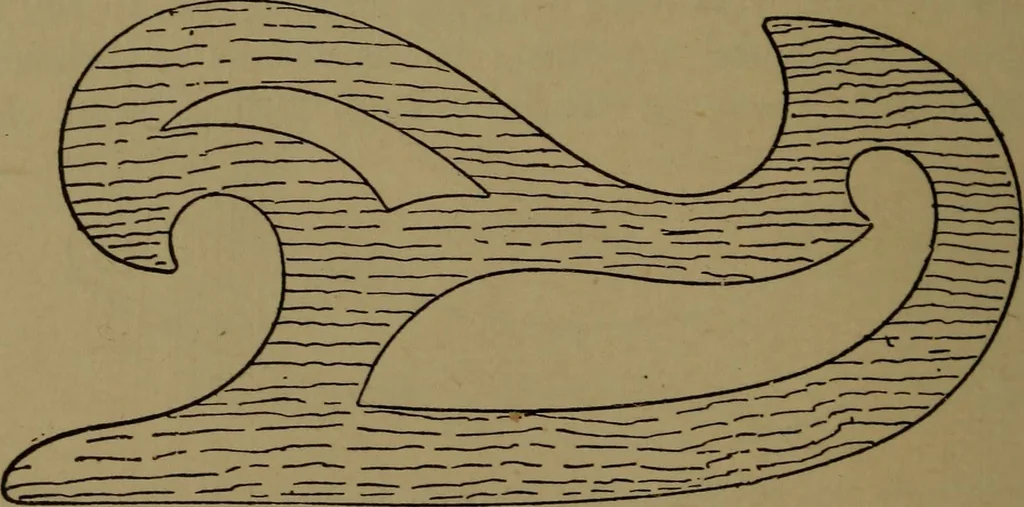 An illustration from Practical draughtsmen's work, with numerous engravings and diagrams, 1903, leaf 39