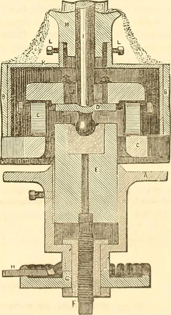 An illustration from The practical draughtsman's book of industrial design, and machinist's and engineer's drawing companion; forming a complete course of mechanical, engineering, and architectural drawing, 1871, leaf 178