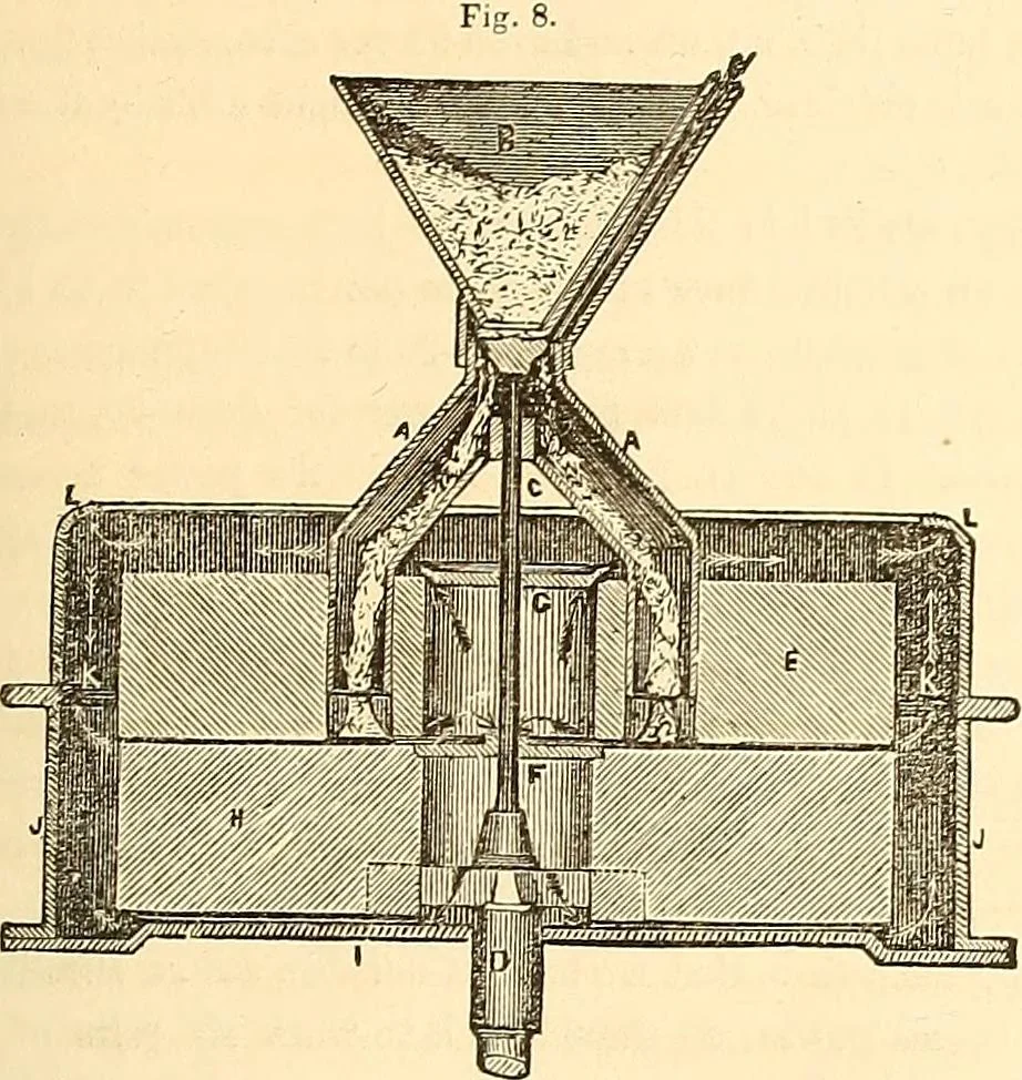 An illustration from The practical draughtsman's book of industrial design, and machinist's and engineer's drawing companion; forming a complete course of mechanical, engineering, and architectural drawing, 1871, leaf 178