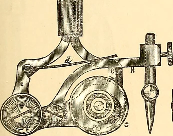 An illustration from The practical draughtsman's book of industrial design, and machinist's and engineer's drawing companion; forming a complete course of mechanical, engineering, and architectural drawing, 1871, leaf 198