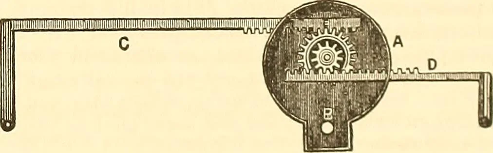 An illustration from The practical draughtsman's book of industrial design, and machinist's and engineer's drawing companion; forming a complete course of mechanical, engineering, and architectural drawing, 1871, leaf 206