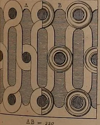 An illustration from The practical draughtsman's book of industrial design, and machinist's and engineer's drawing companion; forming a complete course of mechanical, engineering, and architectural drawing, 1871, leaf 216