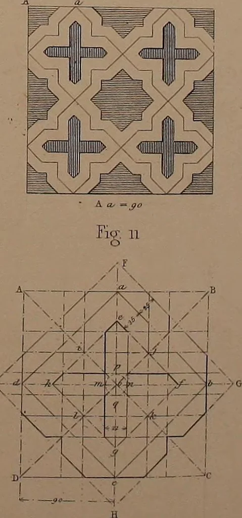 An illustration from The practical draughtsman's book of industrial design, and machinist's and engineer's drawing companion; forming a complete course of mechanical, engineering, and architectural drawing, 1871, leaf 216