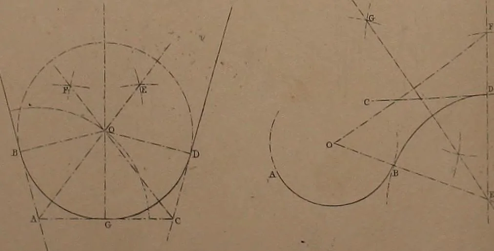 An illustration from The practical draughtsman's book of industrial design, and machinist's and engineer's drawing companion; forming a complete course of mechanical, engineering, and architectural drawing, 1871, leaf 228