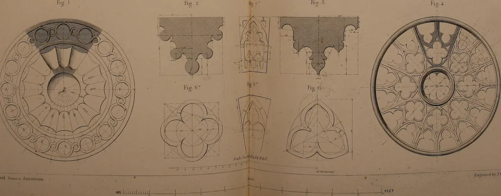An illustration from The practical draughtsman's book of industrial design, and machinist's and engineer's drawing companion; forming a complete course of mechanical, engineering, and architectural drawing, 1871, leaf 234