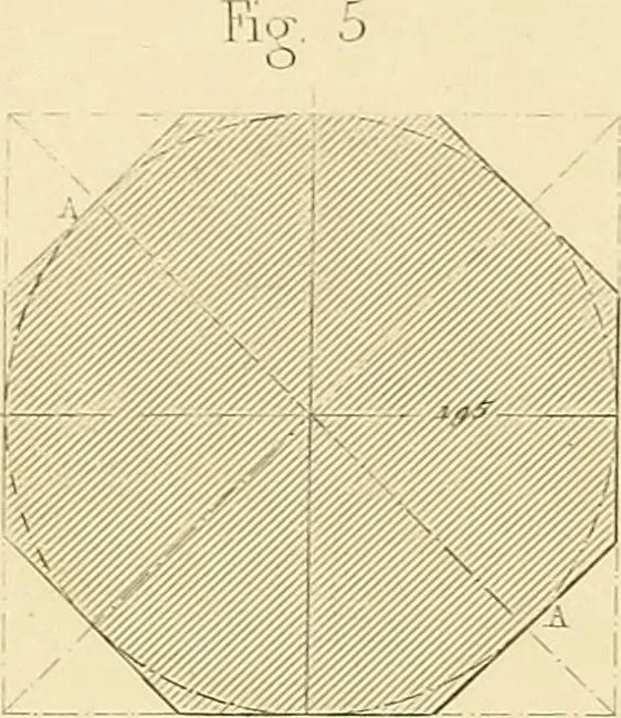 An illustration from The practical draughtsman's book of industrial design, and machinist's and engineer's drawing companion; forming a complete course of mechanical, engineering, and architectural drawing, 1871, leaf 279