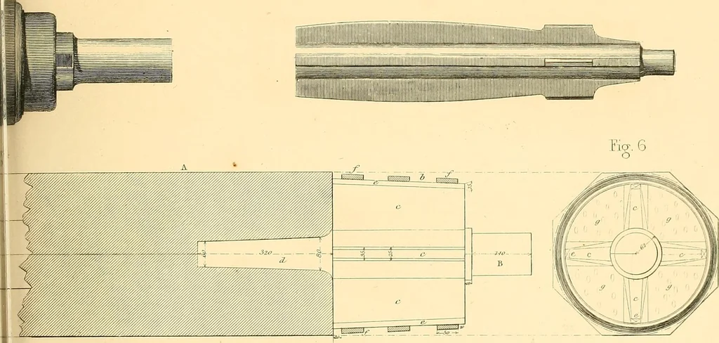 An illustration from The practical draughtsman's book of industrial design, and machinist's and engineer's drawing companion; forming a complete course of mechanical, engineering, and architectural drawing, 1871, leaf 280