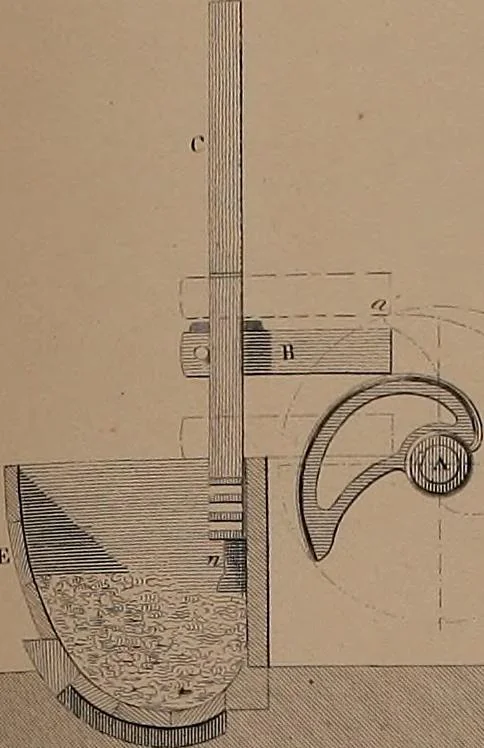 An illustration from The practical draughtsman's book of industrial design, and machinist's and engineer's drawing companion; forming a complete course of mechanical, engineering, and architectural drawing, 1871, leaf 358