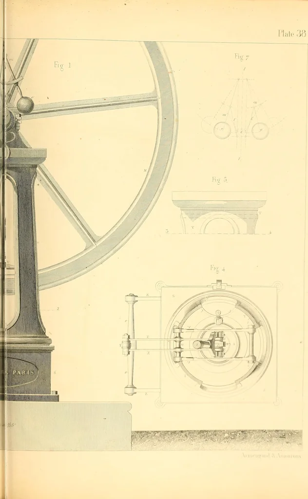 An illustration from The practical draughtsman's book of industrial design, and machinist's and engineer's drawing companion; forming a complete course of mechanical, engineering, and architectural drawing, 1871, leaf 434