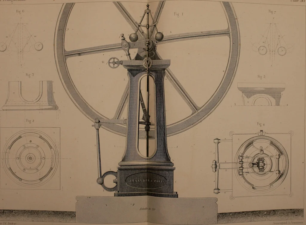 An illustration from The practical draughtsman's book of industrial design, and machinist's and engineer's drawing companion; forming a complete course of mechanical, engineering, and architectural drawing, 1871, leaf 436