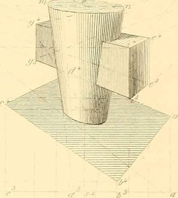 An illustration from The practical draughtsman's book of industrial design, and machinist's and engineer's drawing companion; forming a complete course of mechanical, engineering, and architectural drawing, 1871, leaf 464