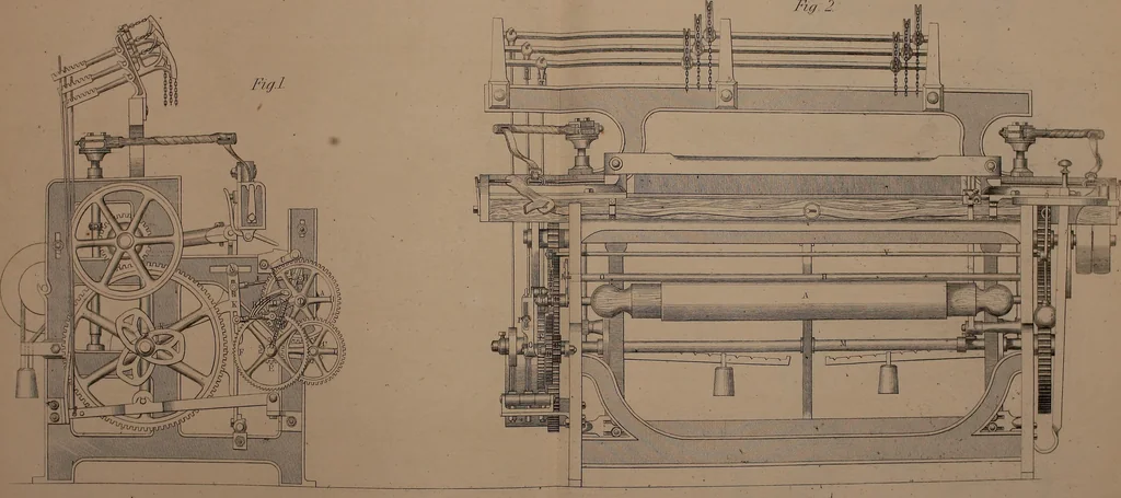 An illustration from The practical draughtsman's book of industrial design, and machinist's and engineer's drawing companion; forming a complete course of mechanical, engineering, and architectural drawing, 1871, leaf 512