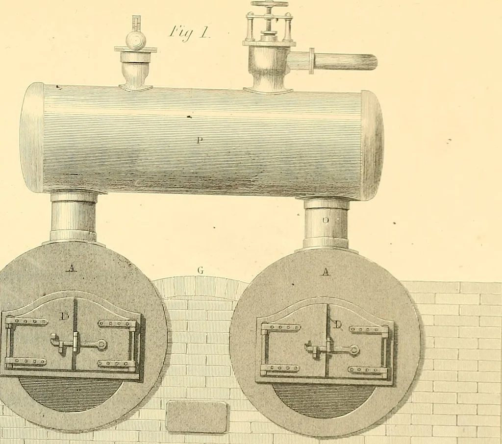 An illustration from The practical draughtsman's book of industrial design, and machinist's and engineer's drawing companion; forming a complete course of mechanical, engineering, and architectural drawing, 1871, leaf 514