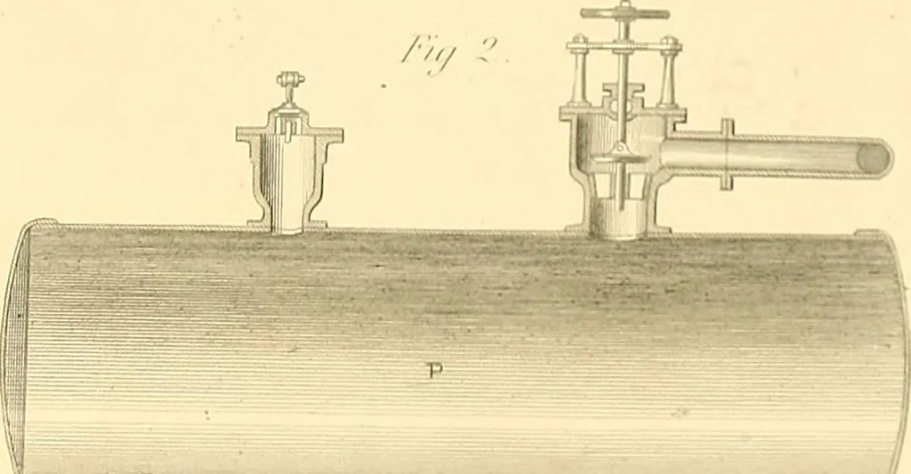 An illustration from The practical draughtsman's book of industrial design, and machinist's and engineer's drawing companion; forming a complete course of mechanical, engineering, and architectural drawing, 1871, leaf 514