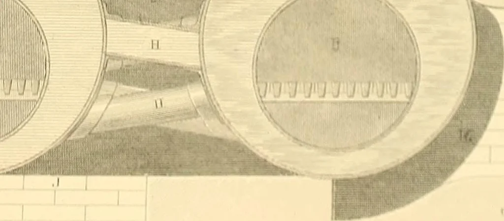 An illustration from The practical draughtsman's book of industrial design, and machinist's and engineer's drawing companion; forming a complete course of mechanical, engineering, and architectural drawing, 1871, leaf 514