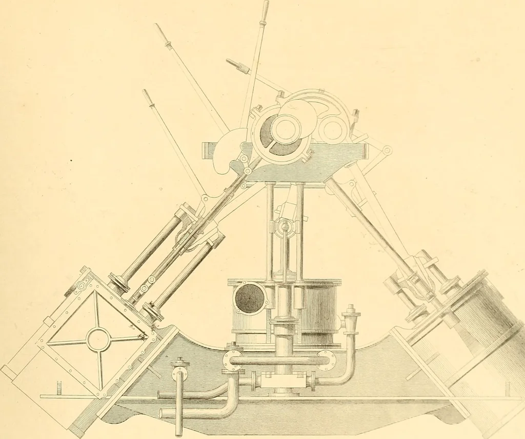 An illustration from The practical draughtsman's book of industrial design, and machinist's and engineer's drawing companion; forming a complete course of mechanical, engineering, and architectural drawing, 1871, leaf 516