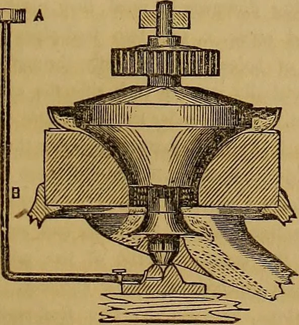 An illustration from The practical draughtsman's book of industrial design, and machinist's and engineer's drawing companion: forming a complete course of mechanical, engineering, and architectural drawing., 1857, leaf 176