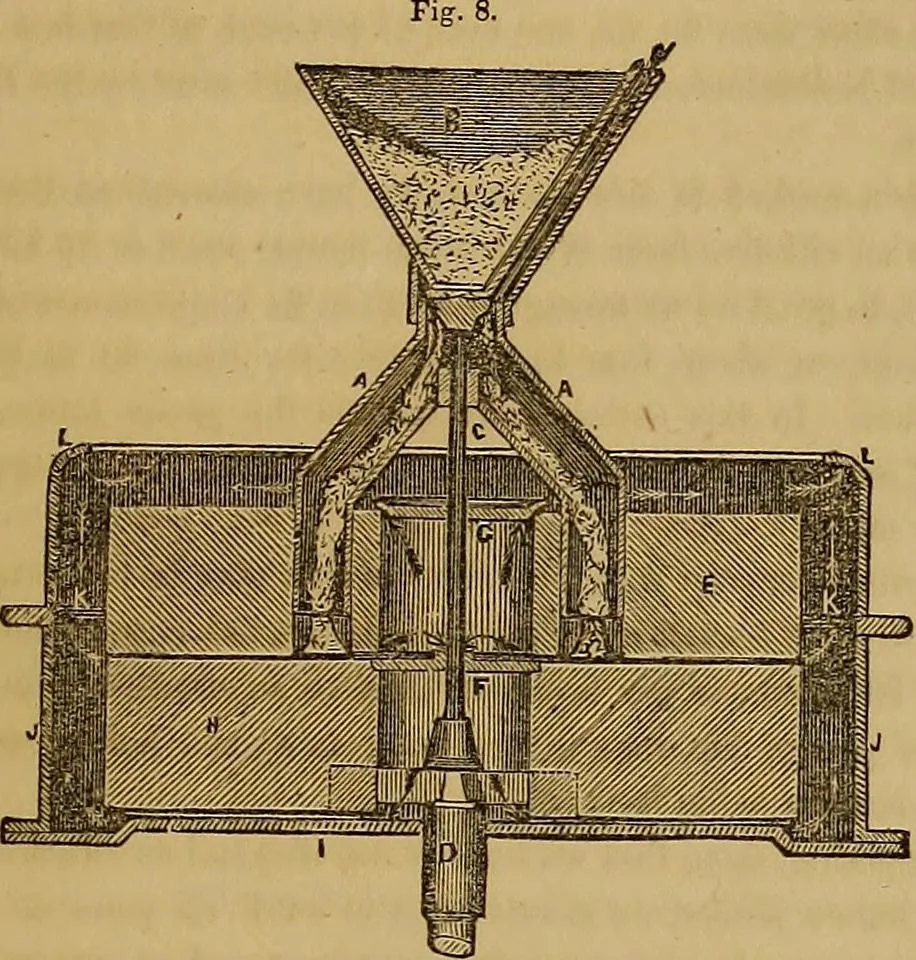 An illustration from The practical draughtsman's book of industrial design, and machinist's and engineer's drawing companion: forming a complete course of mechanical, engineering, and architectural drawing., 1857, leaf 178