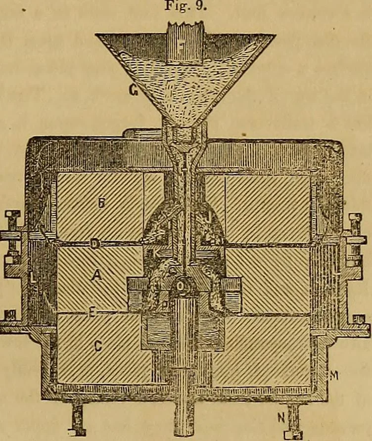An illustration from The practical draughtsman's book of industrial design, and machinist's and engineer's drawing companion: forming a complete course of mechanical, engineering, and architectural drawing., 1857, leaf 178