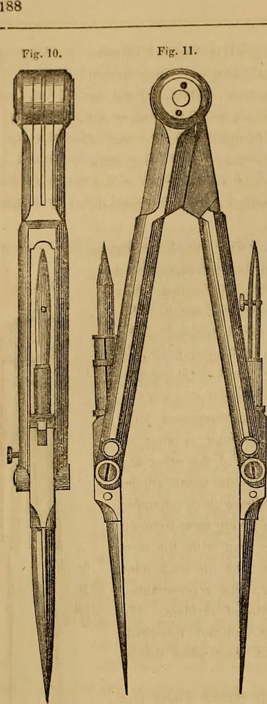 An illustration from The practical draughtsman's book of industrial design, and machinist's and engineer's drawing companion: forming a complete course of mechanical, engineering, and architectural drawing., 1857, leaf 199
