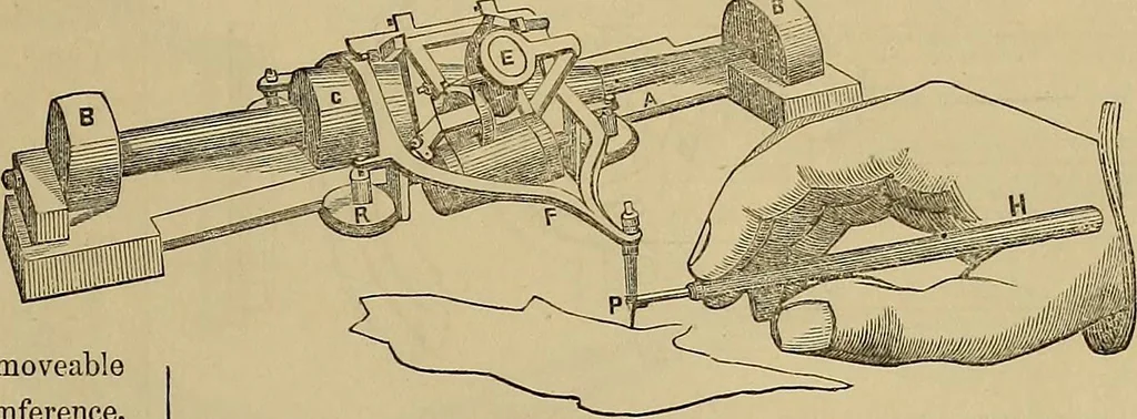 An illustration from The practical draughtsman's book of industrial design, and machinist's and engineer's drawing companion: forming a complete course of mechanical, engineering, and architectural drawing., 1857, leaf 204