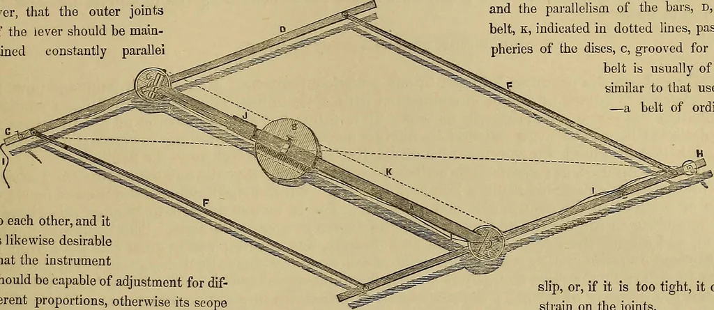 An illustration from The practical draughtsman's book of industrial design, and machinist's and engineer's drawing companion: forming a complete course of mechanical, engineering, and architectural drawing., 1857, leaf 206