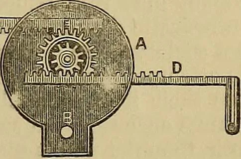 An illustration from The practical draughtsman's book of industrial design, and machinist's and engineer's drawing companion: forming a complete course of mechanical, engineering, and architectural drawing., 1857, leaf 206