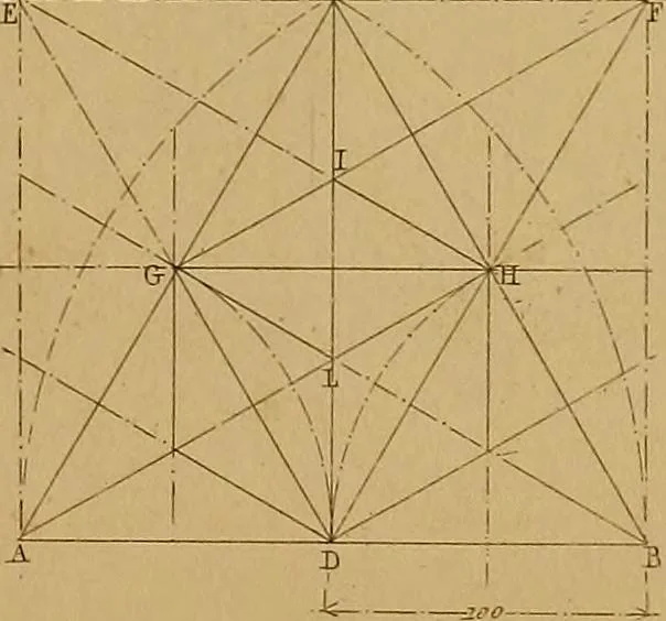 An illustration from The practical draughtsman's book of industrial design, and machinist's and engineer's drawing companion: forming a complete course of mechanical, engineering, and architectural drawing., 1857, leaf 214