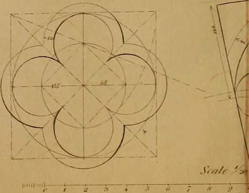 An illustration from The practical draughtsman's book of industrial design, and machinist's and engineer's drawing companion: forming a complete course of mechanical, engineering, and architectural drawing., 1857, leaf 221