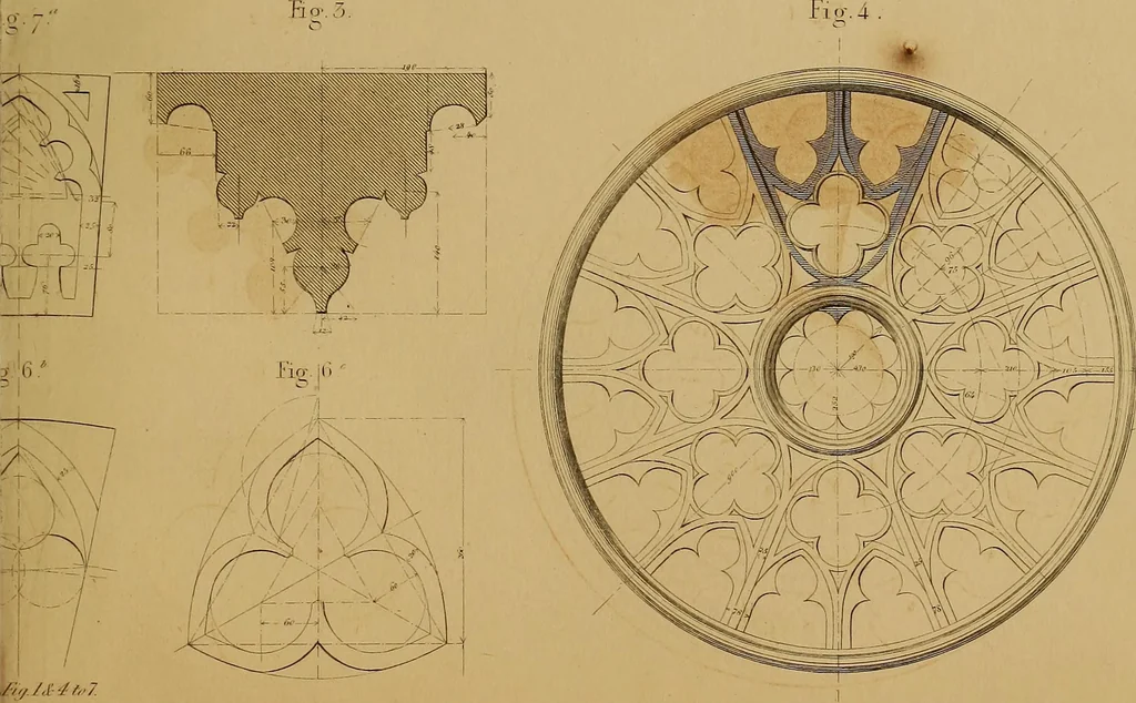 An illustration from The practical draughtsman's book of industrial design, and machinist's and engineer's drawing companion: forming a complete course of mechanical, engineering, and architectural drawing., 1857, leaf 222