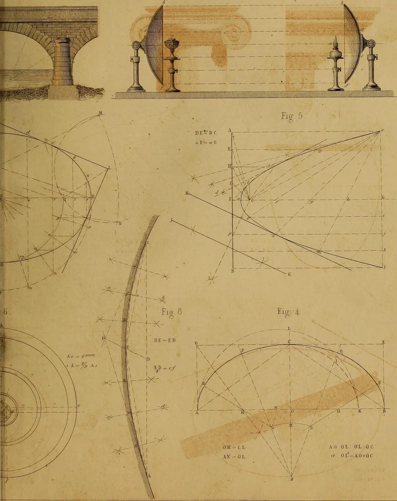 An illustration from The practical draughtsman's book of industrial design, and machinist's and engineer's drawing companion: forming a complete course of mechanical, engineering, and architectural drawing., 1857, leaf 226