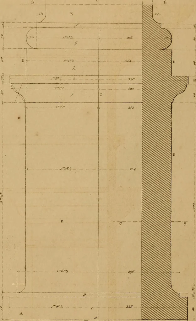 An illustration from The practical draughtsman's book of industrial design, and machinist's and engineer's drawing companion: forming a complete course of mechanical, engineering, and architectural drawing., 1857, leaf 241